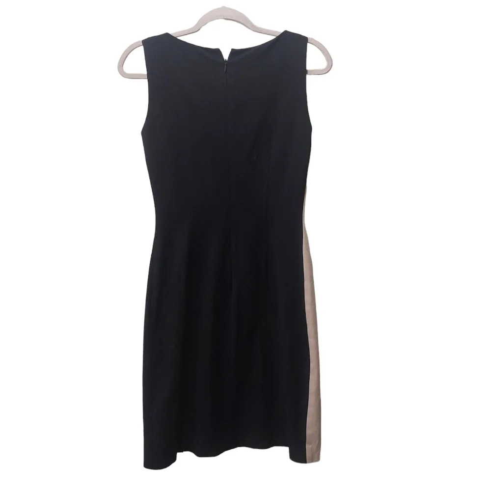 Lauren Ralph Lauren Beige and Black Midi Dress - Picture 3 of 7